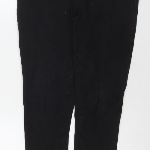 Denim & Co. Womens Black Cotton Jegging Jeans Size 12 L24 in Regular Zip