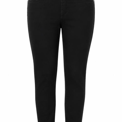 Denim & Co. Womens Black Cotton Jegging Jeans Size 12 L24 in Regular Zip