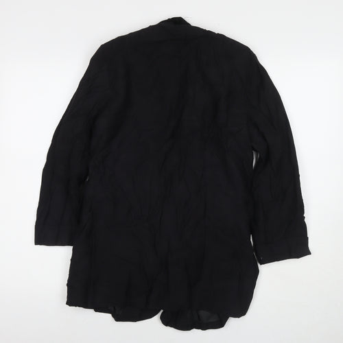 New Look Womens Black Jacket Blazer Size 10 Button