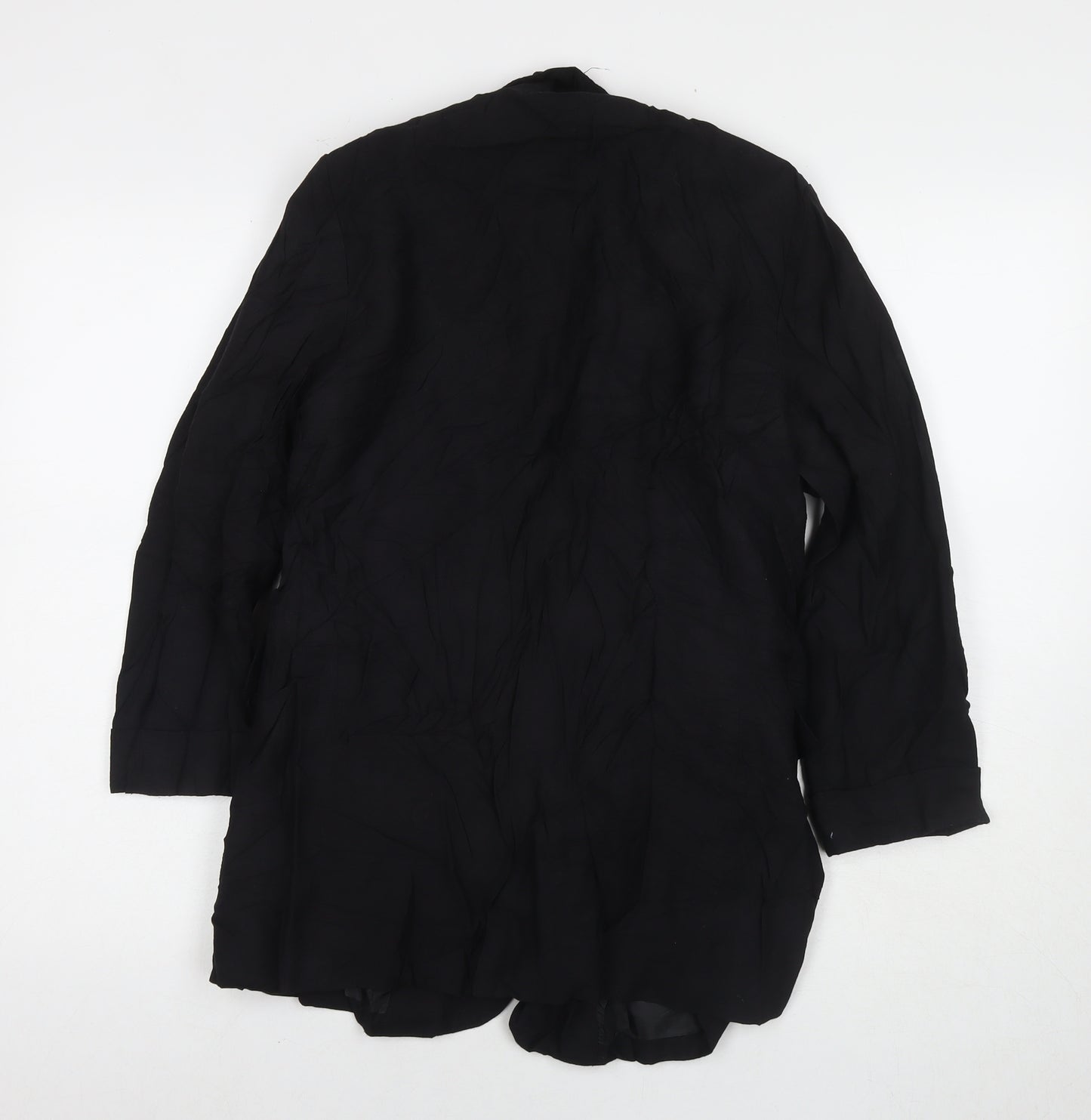 New Look Womens Black Jacket Blazer Size 10 Button