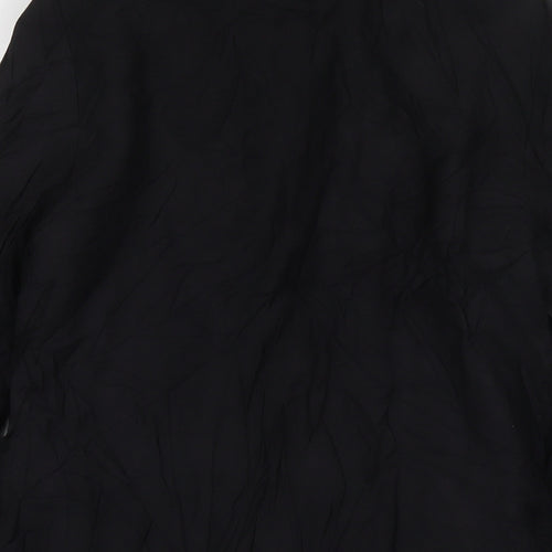 New Look Womens Black Jacket Blazer Size 10 Button