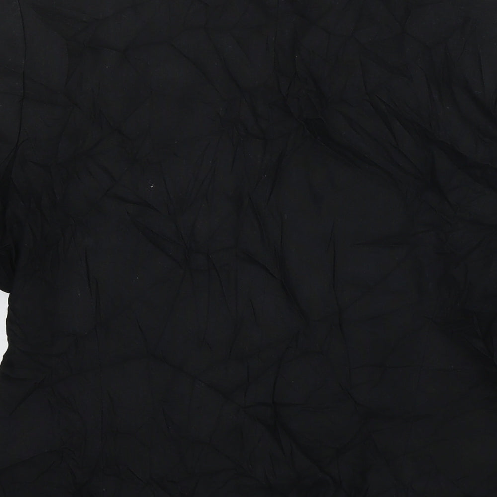 Marks and Spencer Womens Black Jacket Blazer Size 14 Button