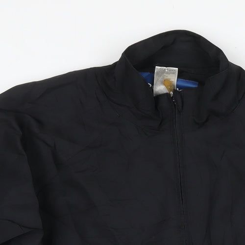 Reebok Mens Black Jacket Size L Zip