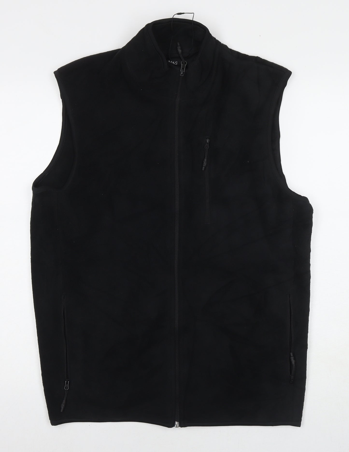 Marks and Spencer Mens Black Jacket Size M Zip