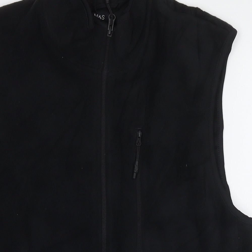 Marks and Spencer Mens Black Jacket Size M Zip