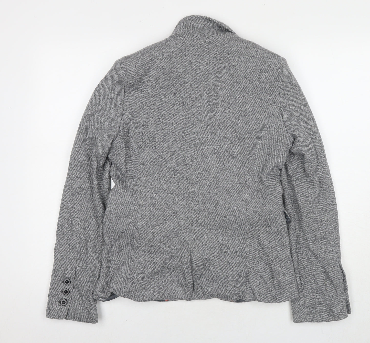 NEXT Womens Grey Jacket Blazer Size 12 Button