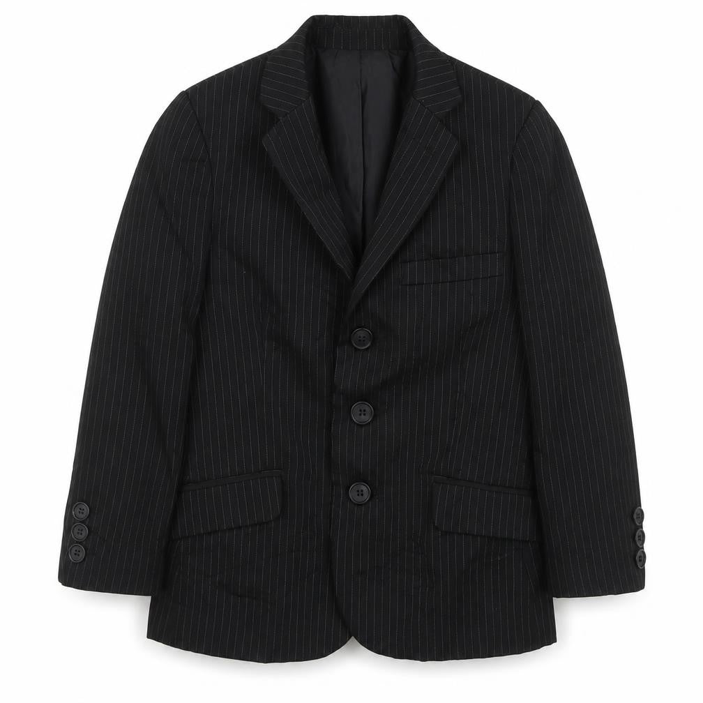 Duck and Cover Boys Black Jacket Blazer Size 4 Years Button