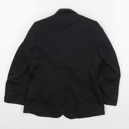 Duck & Dodge Boys Black Jacket Blazer Size 4 Years Button