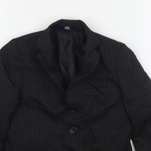Duck & Dodge Boys Black Jacket Blazer Size 4 Years Button