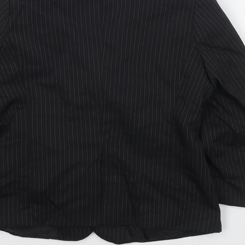 Duck & Dodge Boys Black Jacket Blazer Size 4 Years Button