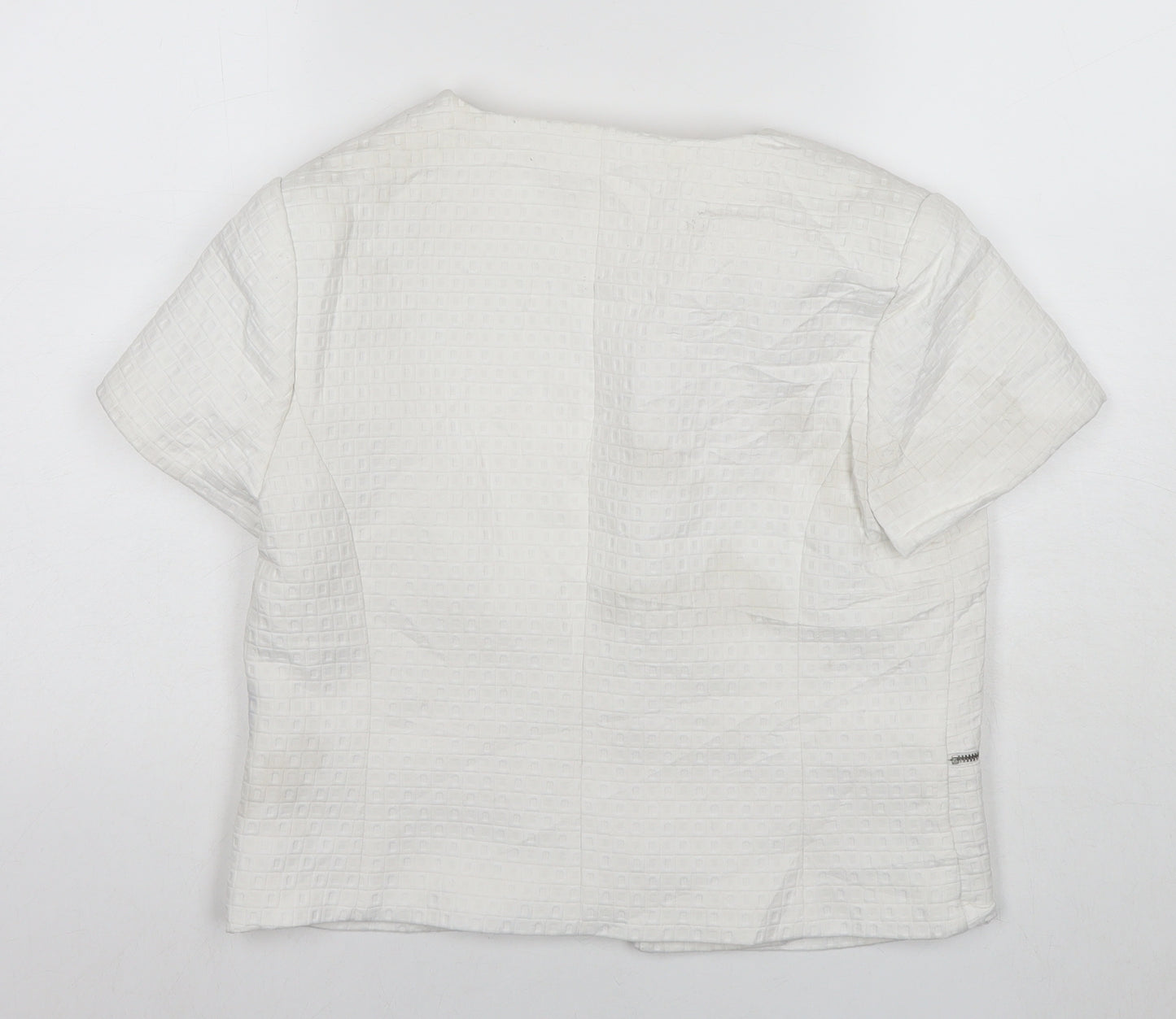 Coton Womens White Kimono Jacket Size 10
