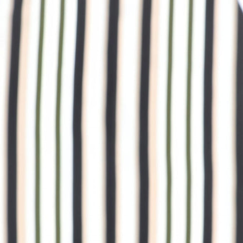 Dorothy Perkins Womens Ivory Striped Polyester Tunic Blouse Size 20 Round Neck - Side Slits