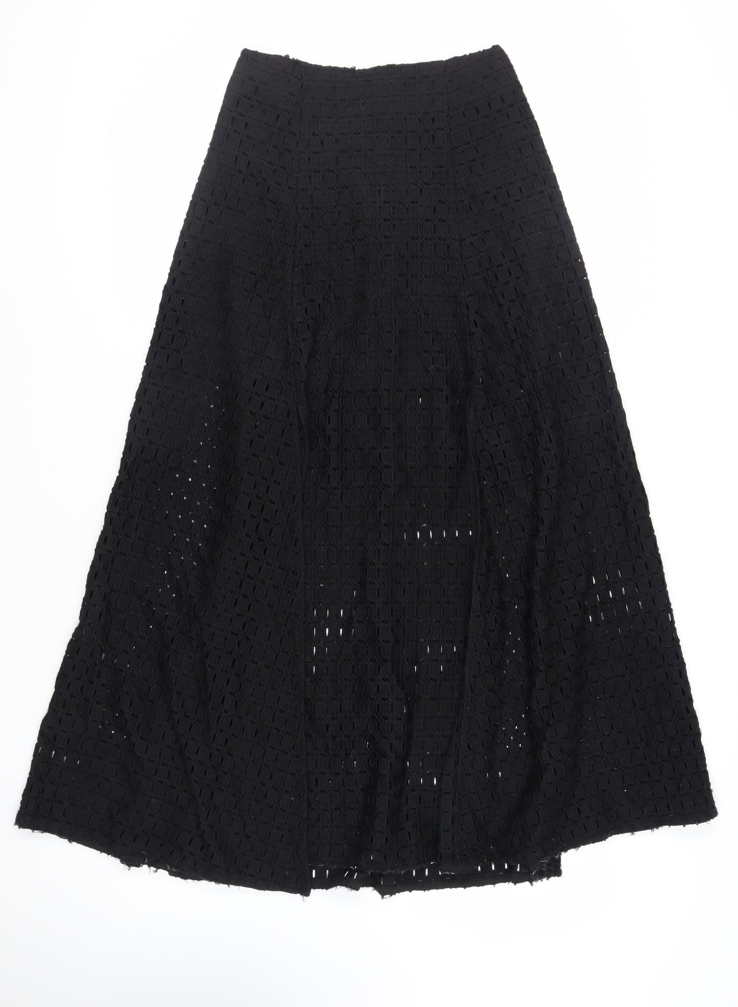 Finders Keepers Womens Black Nylon Maxi Skirt Size XS Zip - Lined