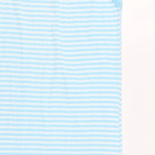 Joie De Vivre Womens Blue Striped Cotton Tank Dress Size 10 Scoop Neck Pullover