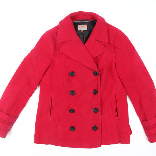 NEXT Womens Pink Jacket Size 16 Button