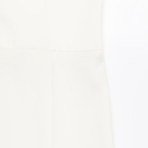 ASOS Womens White Polyester Sheath Size 8 Sweetheart Pullover