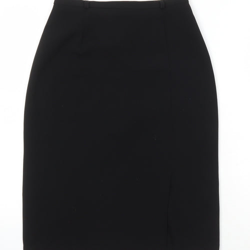 emozioni Womens Black Polyester Straight & Pencil Skirt Size 10