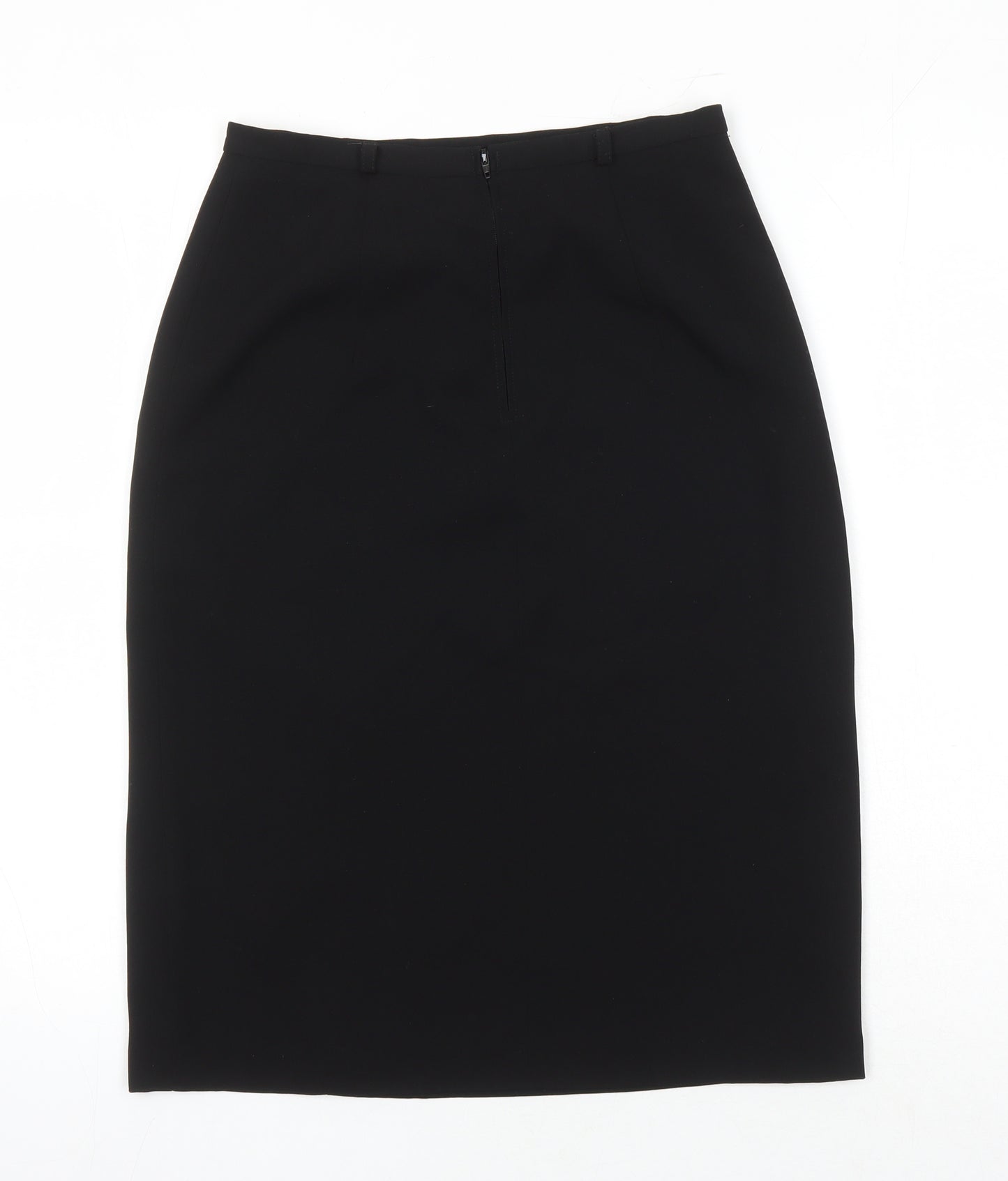 emozioni Womens Black Polyester Straight & Pencil Skirt Size 10