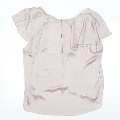 Jaques Vert Womens Pink Polyester Tunic Blouse Size 22 Scoop Neck