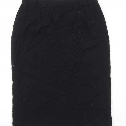 St Bernard Womens Black Polyester Straight & Pencil Skirt Size 16