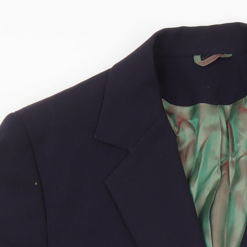 Principles Womens Blue Jacket Blazer Size 16
