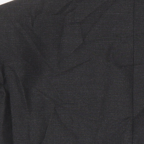 M&S Mens Grey Polyester Jacket Suit Jacket Size 40 Big & Tall