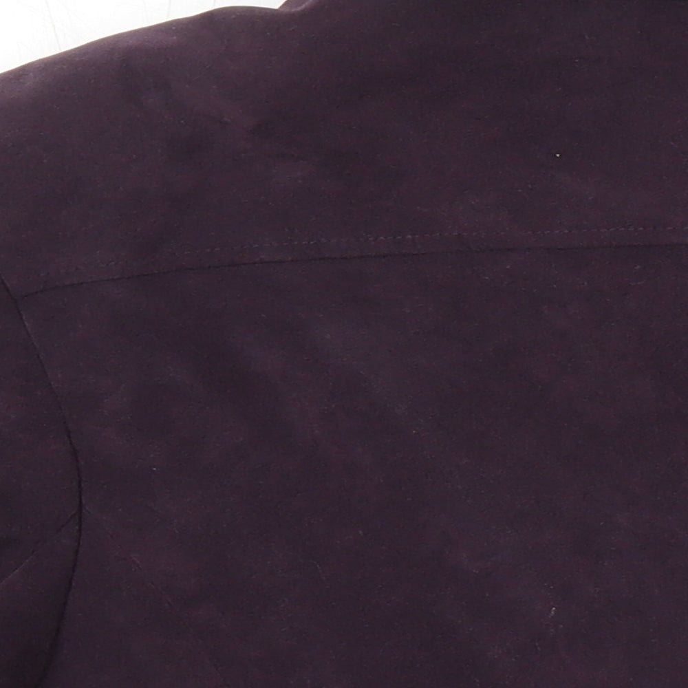 EWM Womens Purple Jacket Size 14 - Embroidered Detail