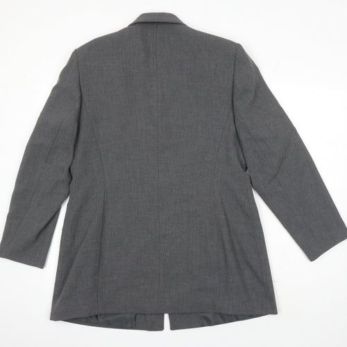 Debenhams Womens Grey Jacket Blazer Size 16