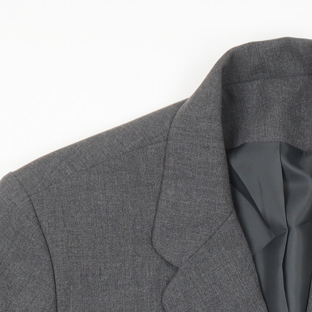 Debenhams Womens Grey Jacket Blazer Size 16