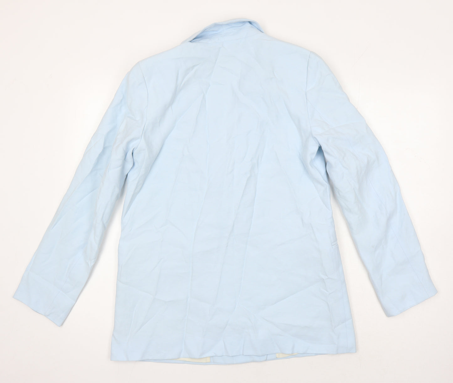 H&M Womens Blue Jacket Blazer Size 10