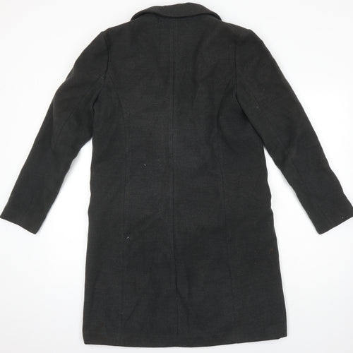 Gina Tricot Womens Grey Overcoat Coat Size 12