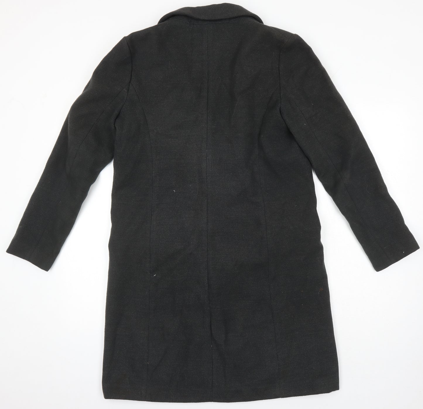 Gina Tricot Womens Grey Overcoat Coat Size 12