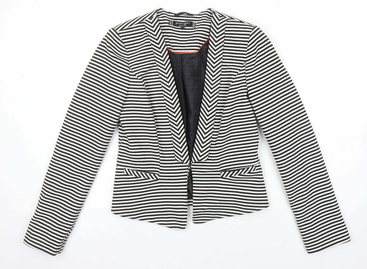 Principles Womens Multicoloured Polka Dot Jacket Blazer Size 10
