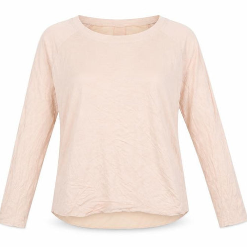 Forever 21 Womens Pink Polyester Basic T-Shirt Size L Round Neck