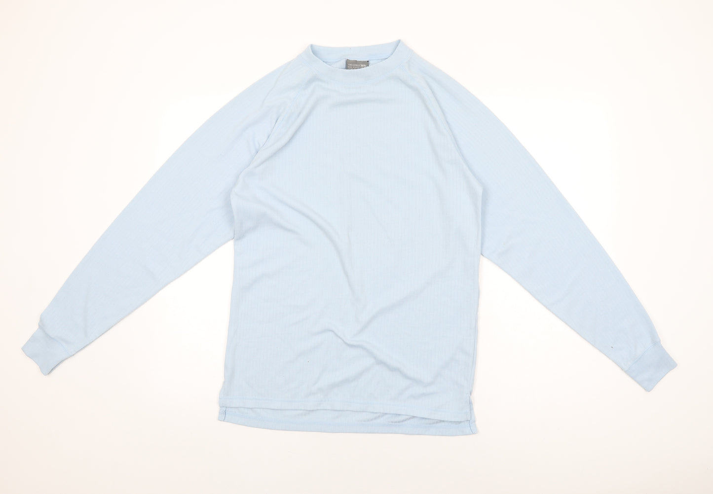Trespass Mens Blue Polyester T-Shirt Size M Round Neck