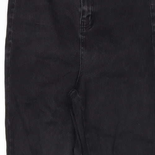 TU Womens Black Cotton Skinny Jeans Size 10 L30 in Regular Zip