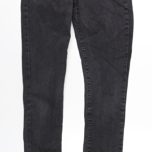 Levi's Womens Black Cotton Skinny Jeans Size 30 in L32 in Regular Zip