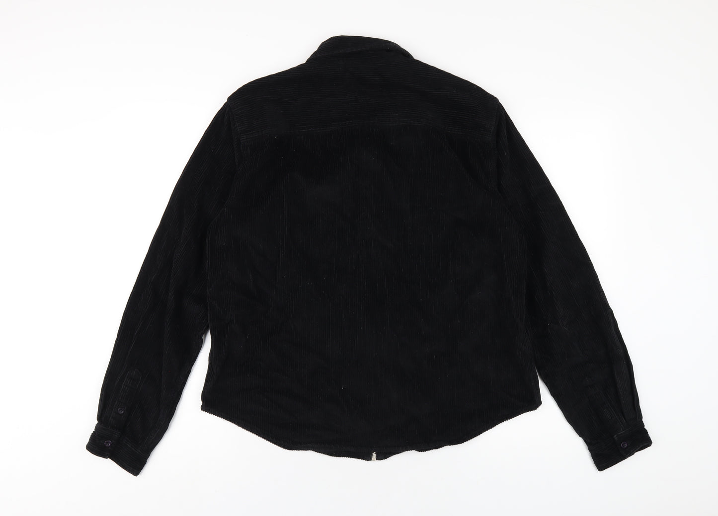 The Idle Man Mens Black Jacket Size L Zip