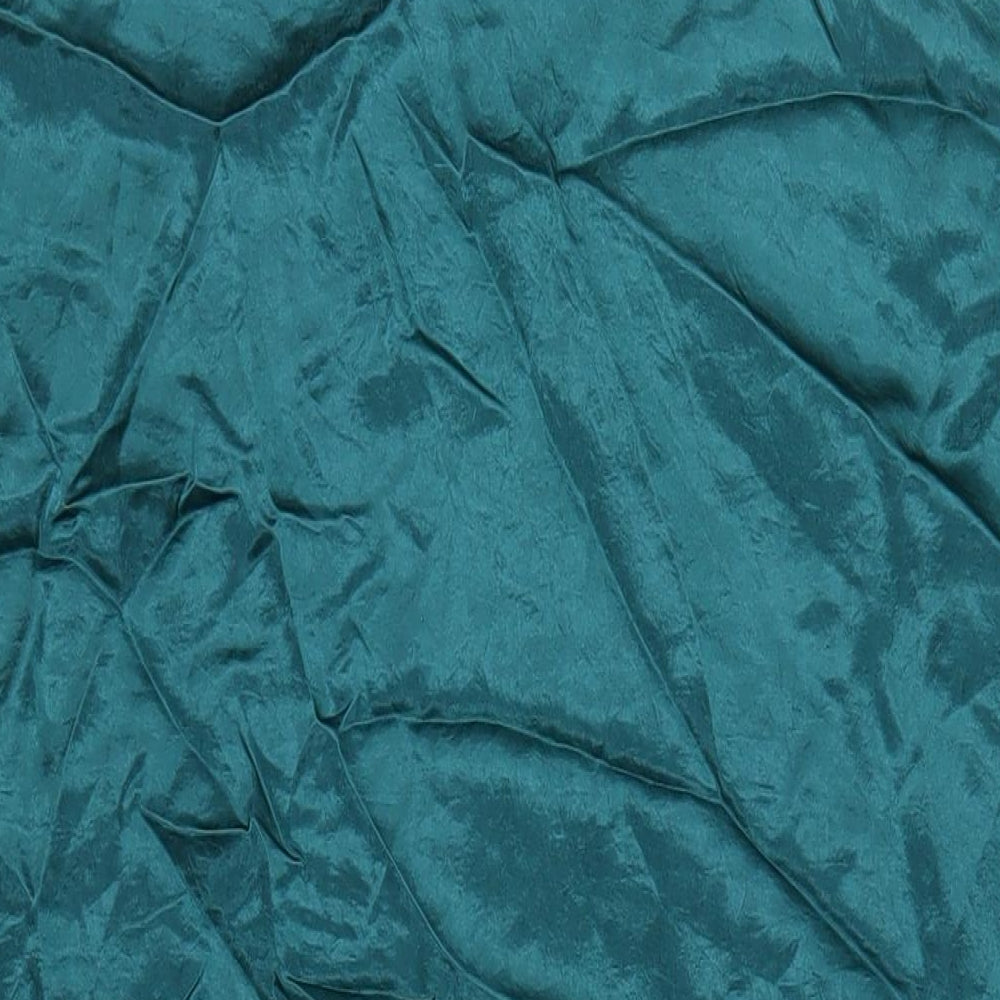Per Una Womens Green Acetate T-Shirt Dress Size 18 Scoop Neck Pullover