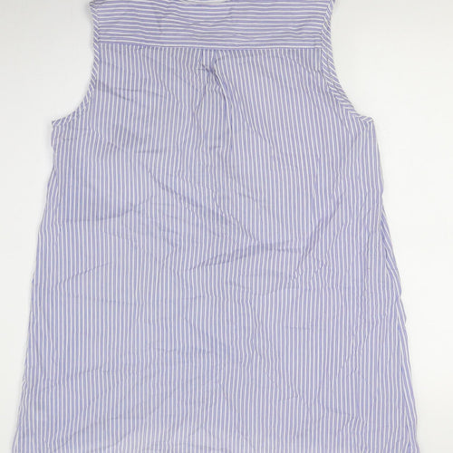 Wallis Women's Multicoloured Striped Sleeveless Shirt M
