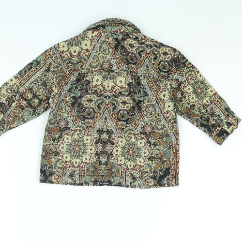 River Island Boys Multicoloured Geometric Jacket Size 9-12 Months Snap
