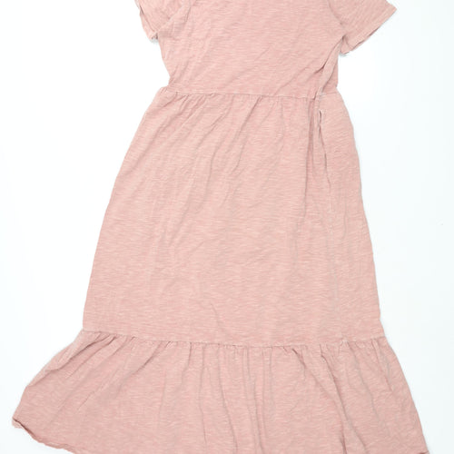 Old Navy Womens Pink Cotton Shift Size M Round Neck Pullover