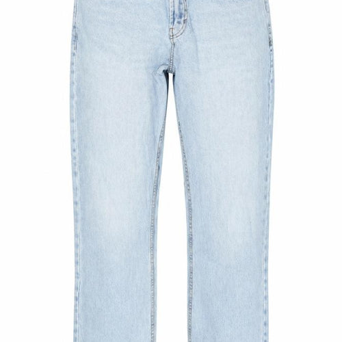 Maine New England Womens Blue Cotton Straight Jeans Size 34 in L28 in Regular Zip