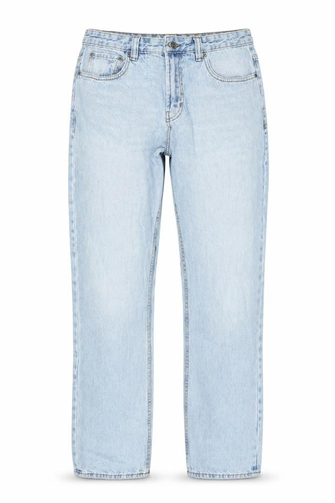 Maine New England Womens Blue Cotton Straight Jeans Size 34 in L28 in Regular Zip