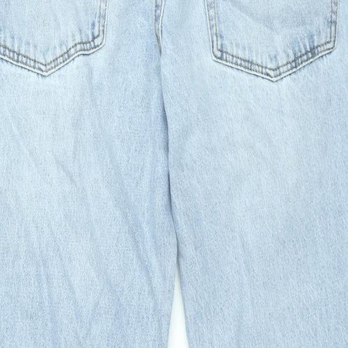 Maine New England Womens Blue Cotton Straight Jeans Size 34 in L28 in Regular Zip