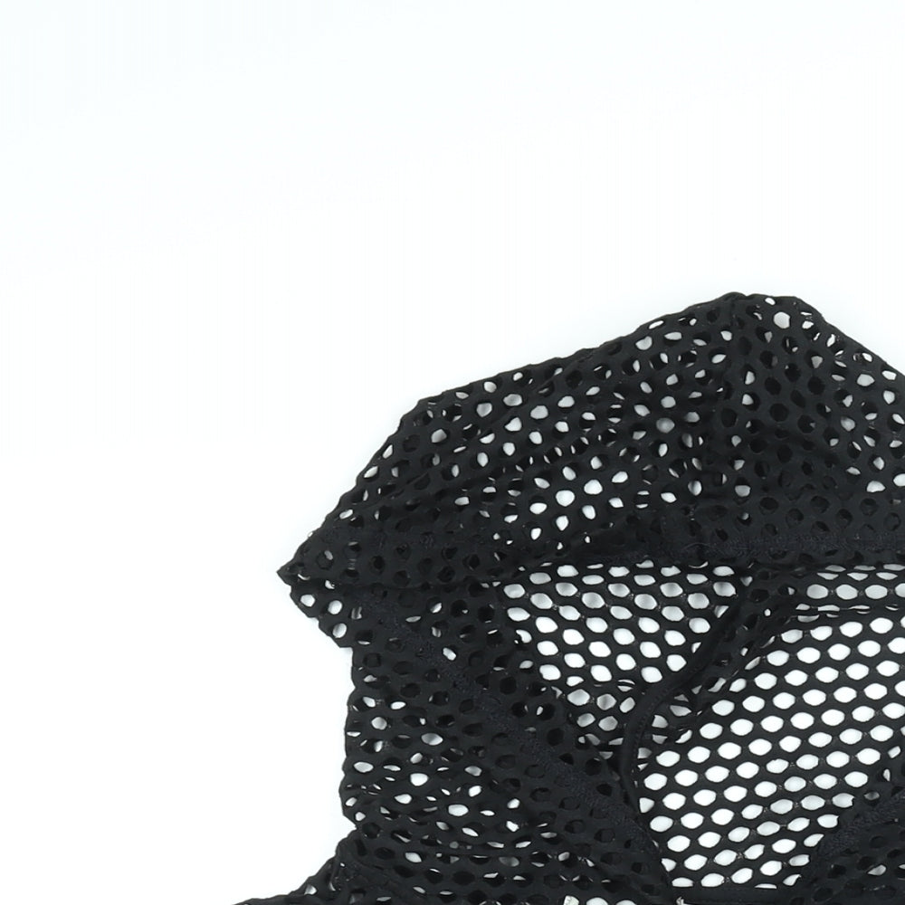 Urban Outfitters Womens Black Polyester Pullover Hoodie Size M Pullover - Fishnet