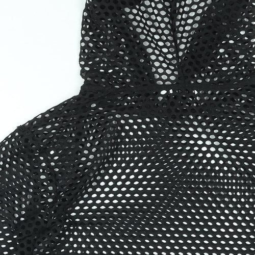 Urban Outfitters Womens Black Polyester Pullover Hoodie Size M Pullover - Fishnet