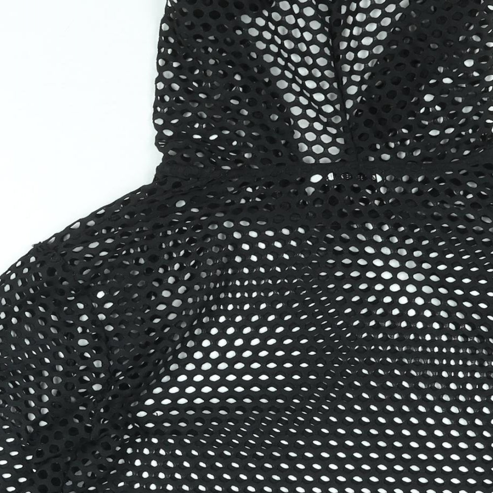 Urban Outfitters Womens Black Polyester Pullover Hoodie Size M Pullover - Fishnet