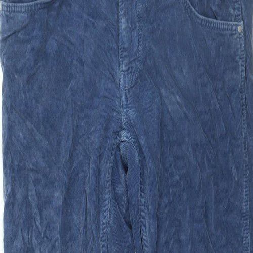 Pepe Jeans Womens Blue Cotton Trousers Size 27 in L32 in Regular Zip