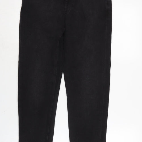 COLLUSION Mens Grey Cotton Tapered Jeans Size 28 in L27 in Regular Zip